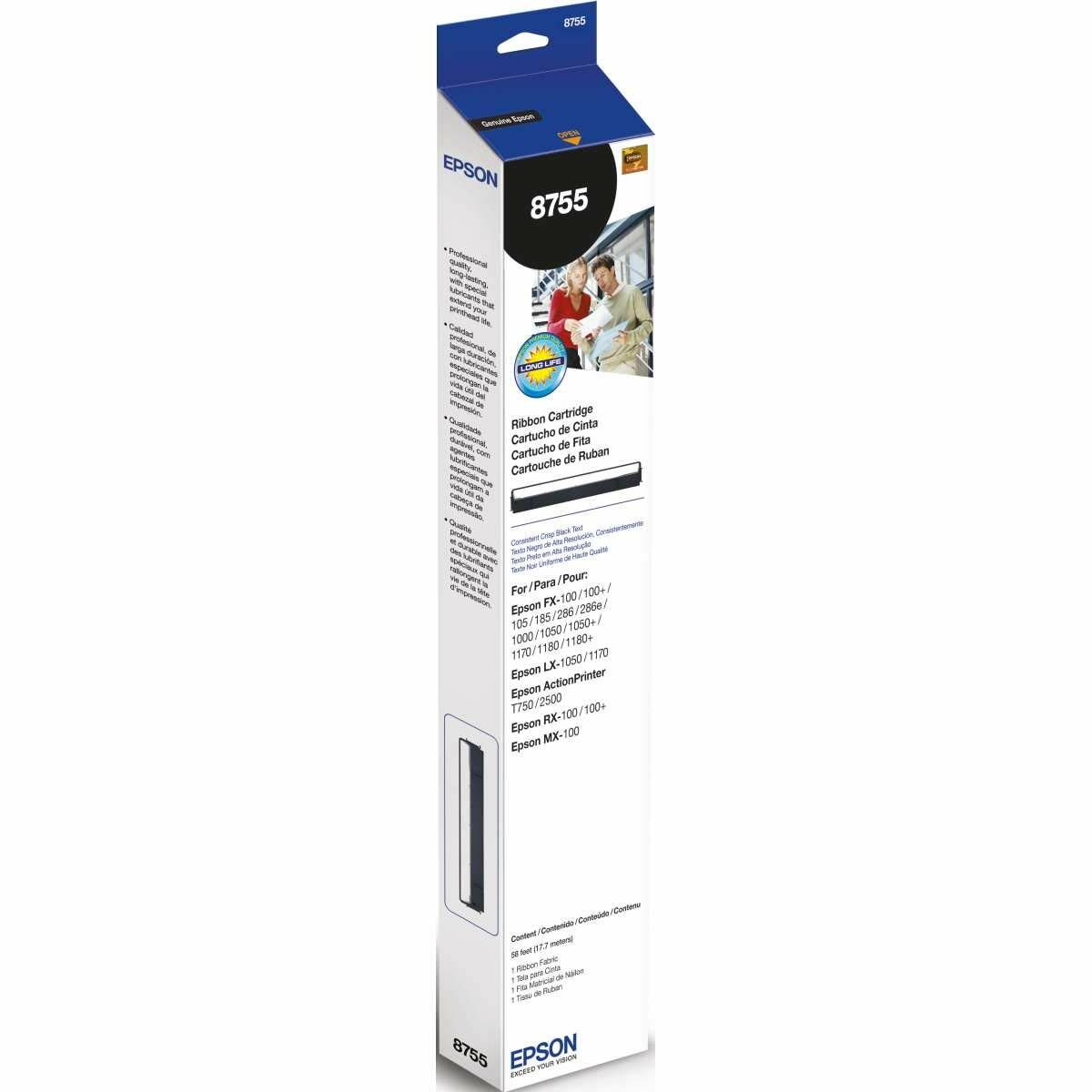 Original Dot Matrix Tape Epson LX-1350 Black Nylon Original Dot Matrix Tape Epson LX-1350 Black Nylon