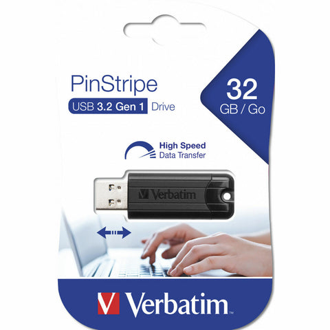 USB stick Verbatim 49317 Black 32 GB (1 Unit) USB stick Verbatim 49317 Black 32 GB (1 Unit)