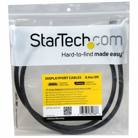 DisplayPort Cable Startech DPPNLFM3PW DisplayPort Cable Startech DPPNLFM3PW