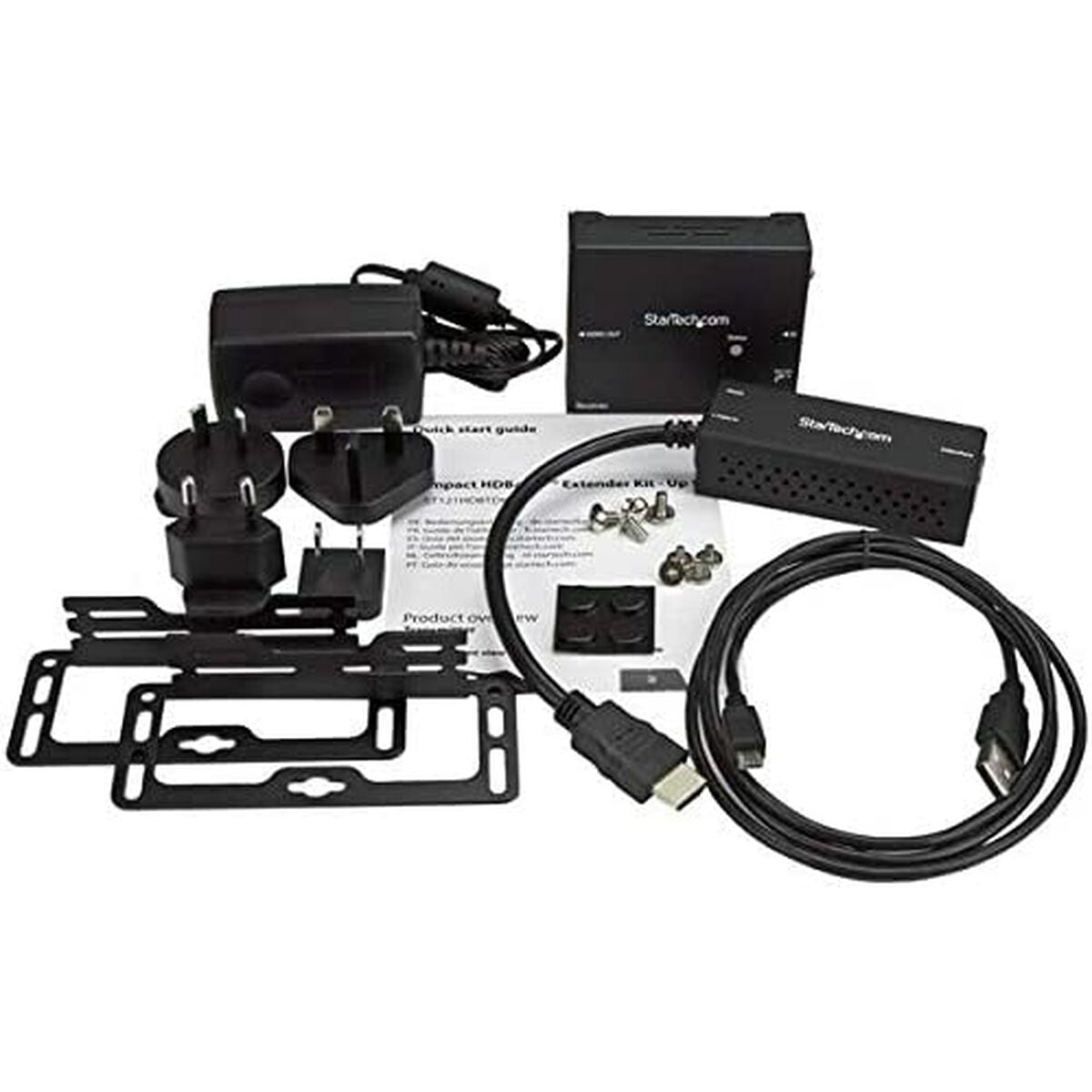 HDMI Adapter Startech ST121HDBTDK Black HDMI Adapter Startech ST121HDBTDK Black