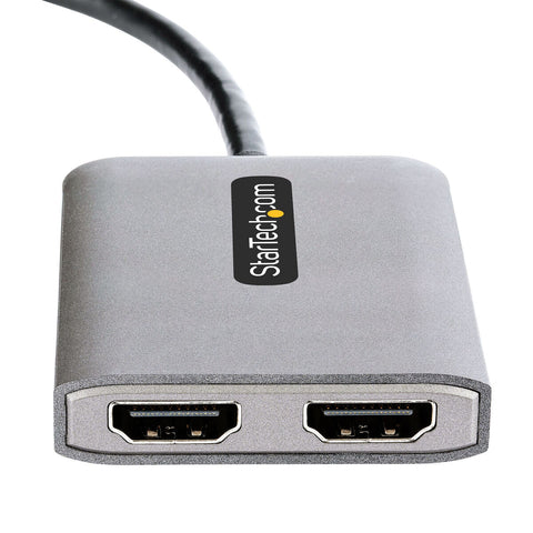 DisplayPort to HDMI Adapter Startech MST14DP122HD Grey 4K Black Black/Grey DisplayPort to HDMI Adapter Startech MST14DP122HD Grey 4K Black Black/Grey