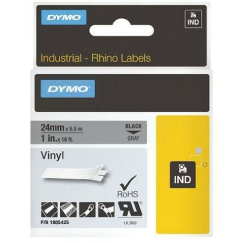 Laminated Tape for Labelling Machines Dymo ID1-12 White Black 12 mm x 5,5 m Laminated Tape for Labelling Machines Dymo ID1-12 White Black 12 mm x 5,5 m
