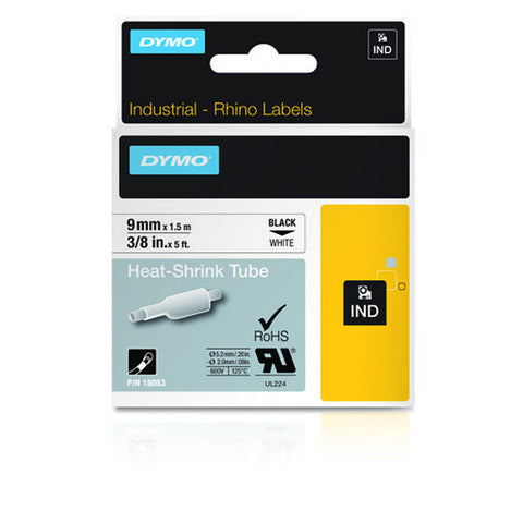 Laminated Tape for Labelling Machines Dymo 18053 White/Black Black/White 9 mm Laminated Tape for Labelling Machines Dymo 18053 White/Black Black/White 9 mm