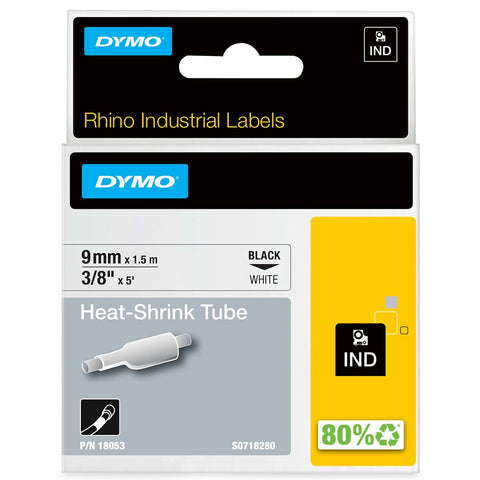 Laminated Tape for Labelling Machines Dymo 18053 White/Black Black/White 9 mm Laminated Tape for Labelling Machines Dymo 18053 White/Black Black/White 9 mm