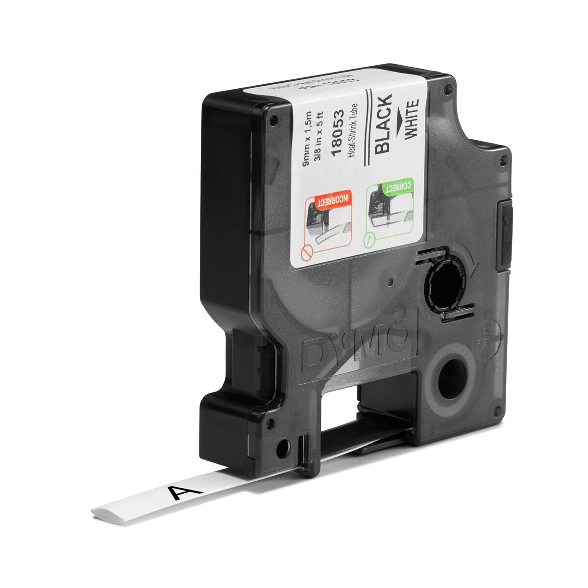 Laminated Tape for Labelling Machines Dymo 18053 White/Black Black/White 9 mm Laminated Tape for Labelling Machines Dymo 18053 White/Black Black/White 9 mm