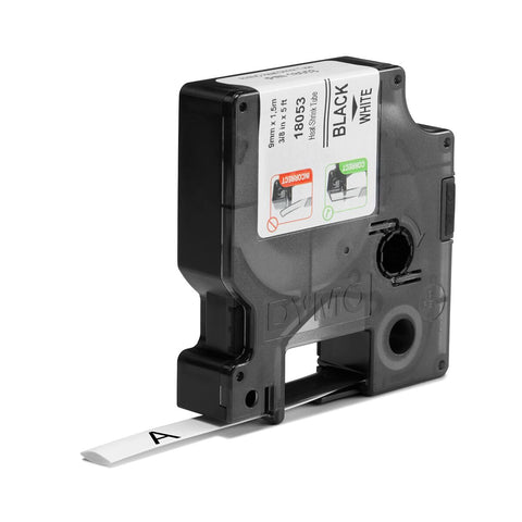 Laminated Tape for Labelling Machines Dymo 18053 White/Black Black/White 9 mm Laminated Tape for Labelling Machines Dymo 18053 White/Black Black/White 9 mm