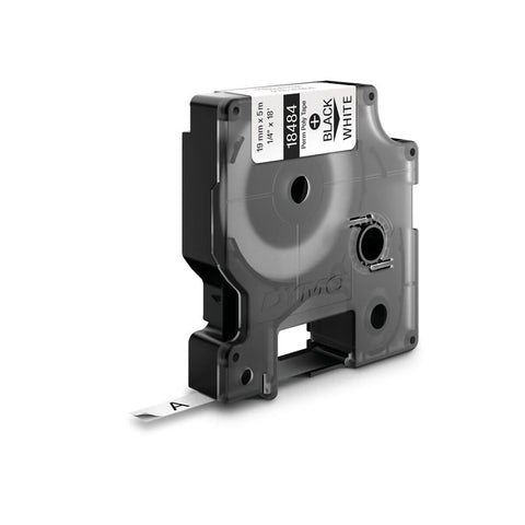 Laminated Tape for Labelling Machines Dymo 18484 White Multicolour Black/White 24 mm Laminated Tape for Labelling Machines Dymo 18484 White Multicolour Black/White 24 mm