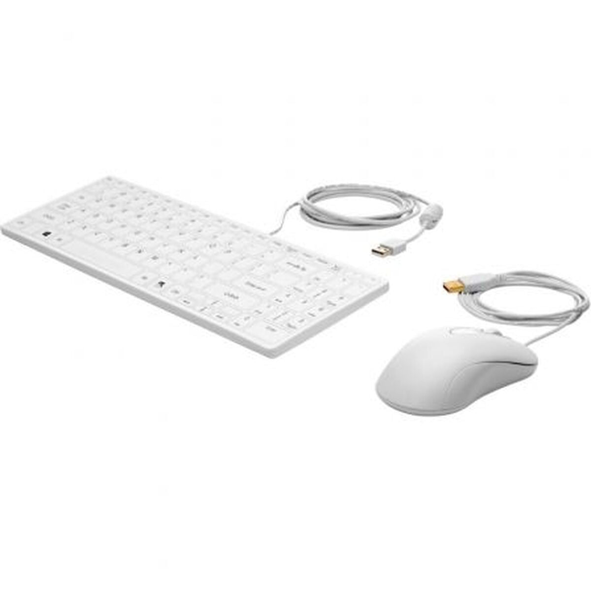 Keyboard and Mouse HP 1VD81AA White Keyboard and Mouse HP 1VD81AA White