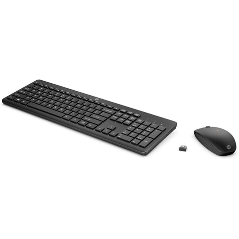 Keyboard and Mouse HP 18H24AA#ABE Black QWERTY Qwerty US Keyboard and Mouse HP 18H24AA#ABE Black QWERTY Qwerty US