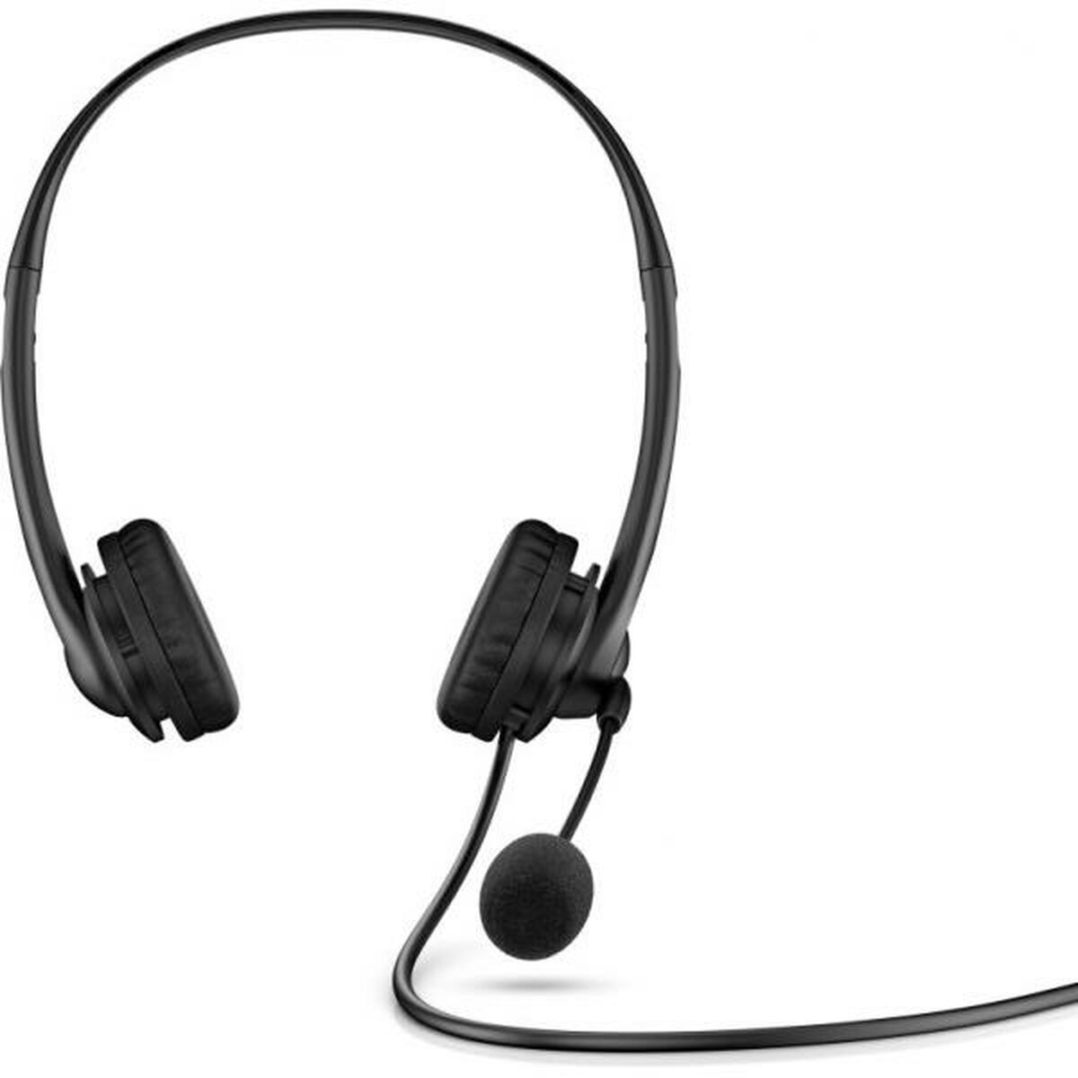Headphones with Microphone HP 428H5AA#ABB Black Headphones with Microphone HP 428H5AA#ABB Black