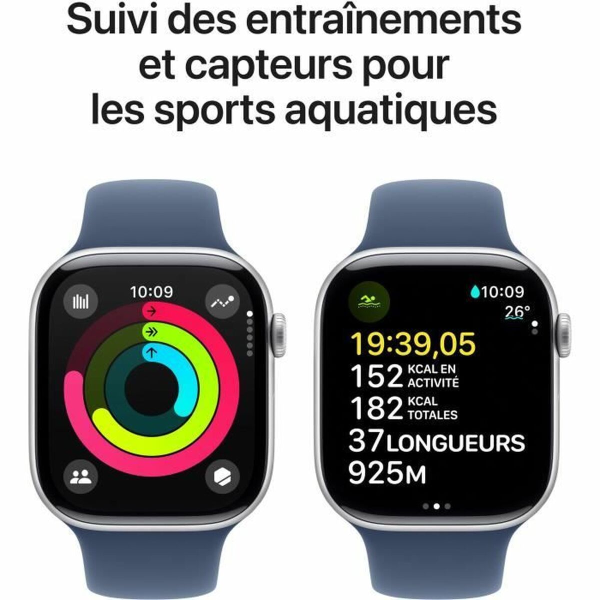 Smartwatch Apple Serie 10 GPS + Celular 46 mm 1,95" Blue Silver Ø 46 mm Smartwatch Apple Serie 10 GPS + Celular 46 mm 1,95" Blue Silver Ø 46 mm