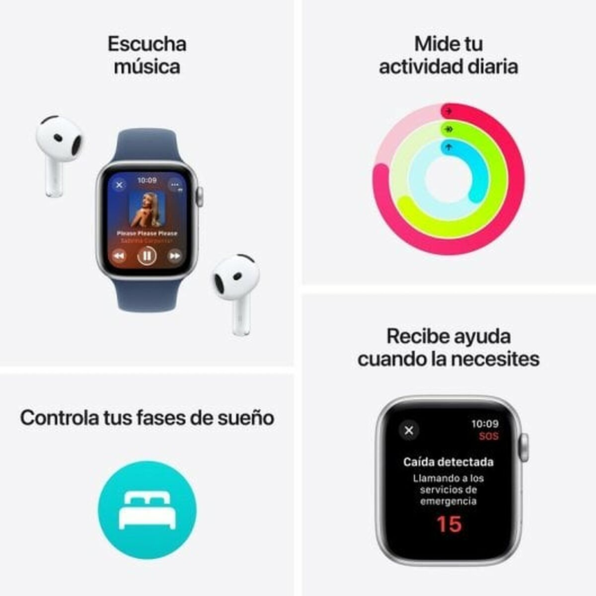 Smartwatch Apple MXEQ3QL/A Grey 44 mm Smartwatch Apple MXEQ3QL/A Grey 44 mm