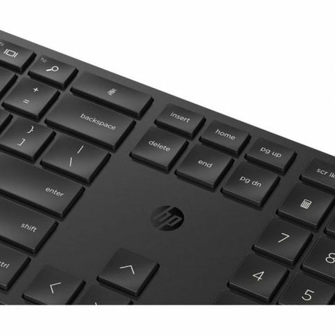 Keyboard and Mouse HP 4R013AA Black Spanish Qwerty Keyboard and Mouse HP 4R013AA Black Spanish Qwerty