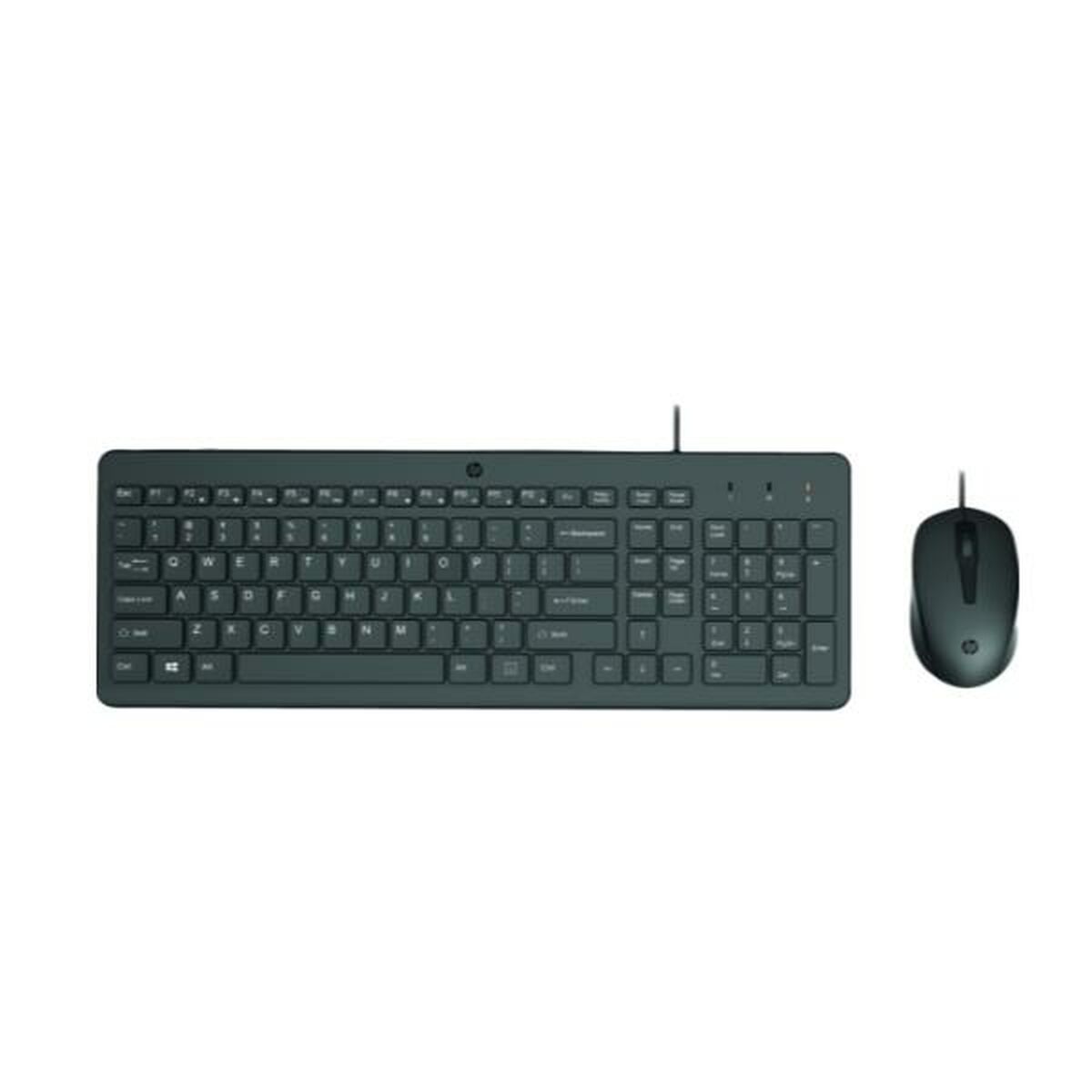 Keyboard and Mouse HP 240J7AA Black Keyboard and Mouse HP 240J7AA Black