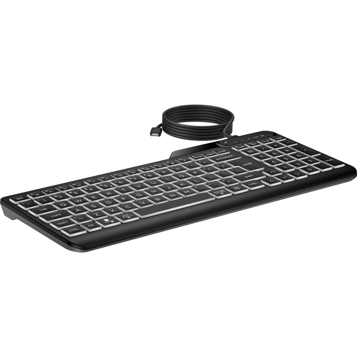 Keyboard HP 7N7C0AA#ABB Black QWERTY Keyboard HP 7N7C0AA#ABB Black QWERTY
