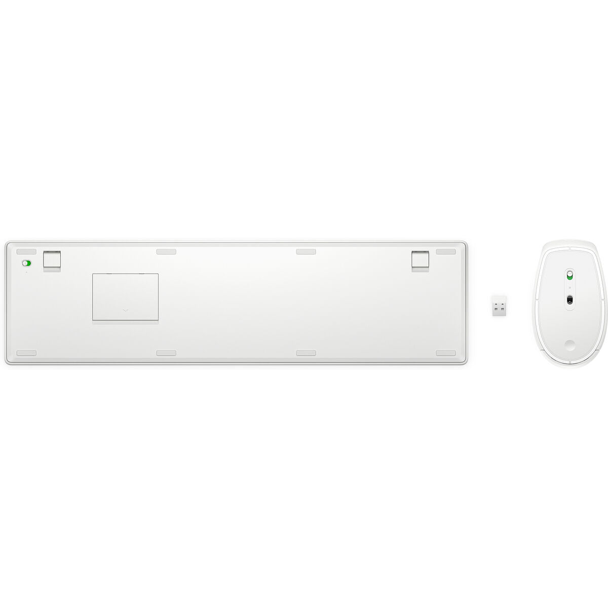 Keyboard and Mouse HP 860P8AA White Qwerty US Keyboard and Mouse HP 860P8AA White Qwerty US