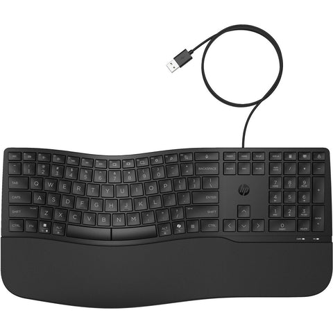 Keyboard HP 480 Comfort Black QWERTY Keyboard HP 480 Comfort Black QWERTY