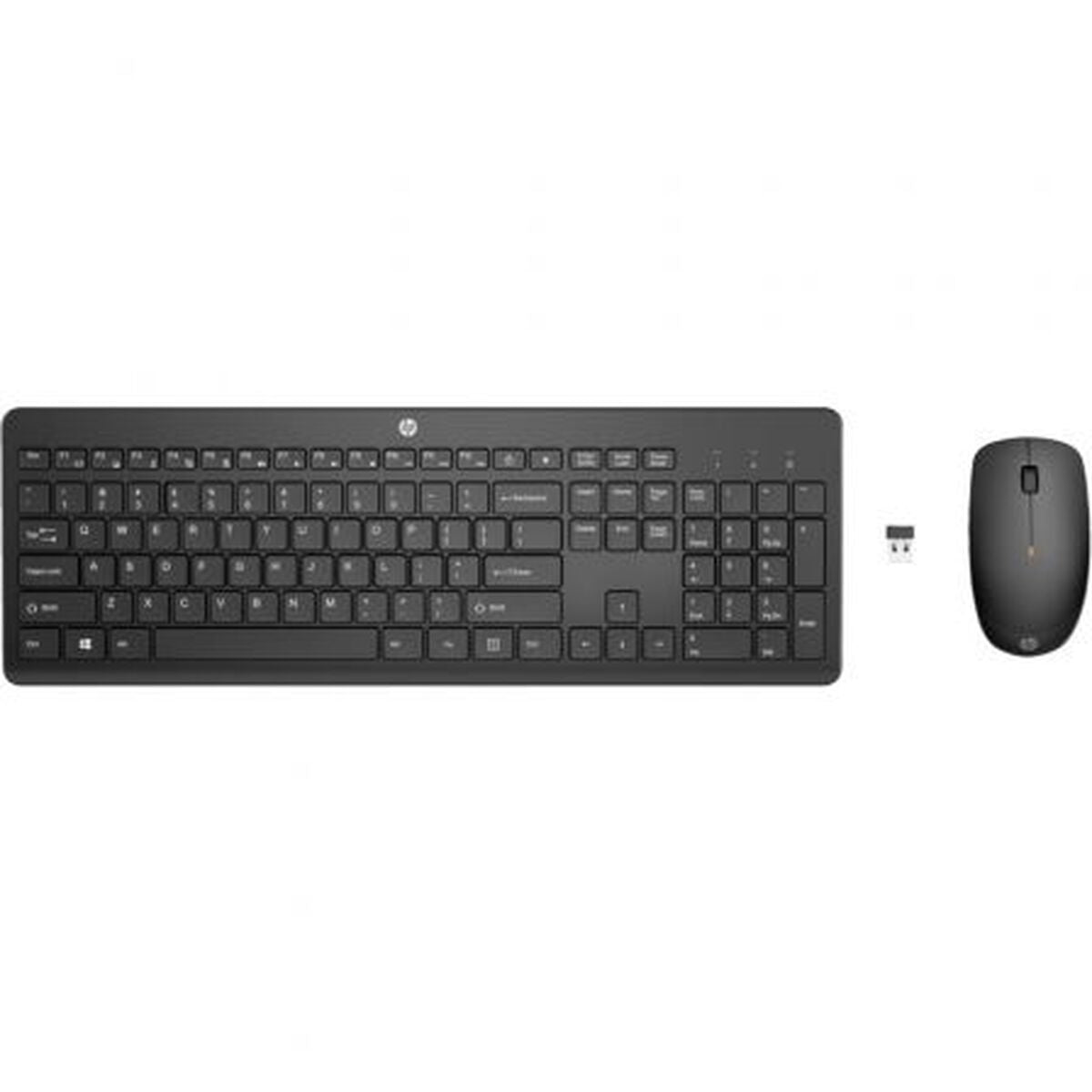 Keyboard and Mouse HP 1Y4D0UT Black QWERTY Keyboard and Mouse HP 1Y4D0UT Black QWERTY