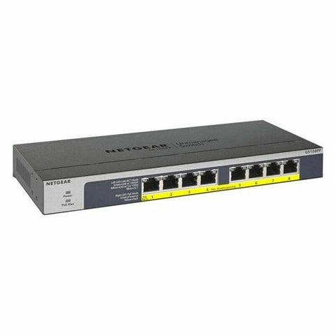 Cabinet Switch Netgear GS108PP-100EUS 16 Gbps Cabinet Switch Netgear GS108PP-100EUS 16 Gbps