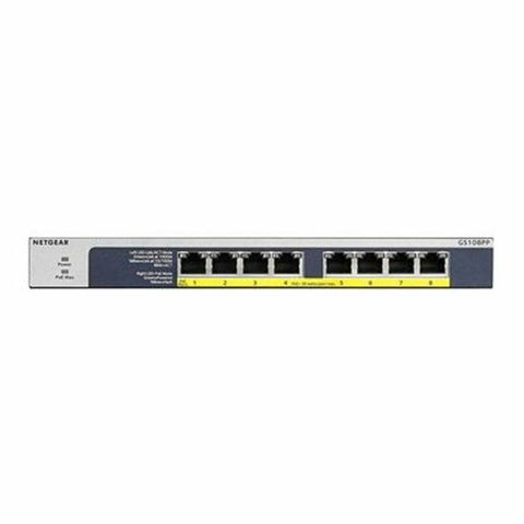 Cabinet Switch Netgear GS108PP-100EUS 16 Gbps Cabinet Switch Netgear GS108PP-100EUS 16 Gbps