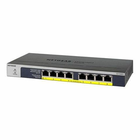 Cabinet Switch Netgear GS108PP-100EUS 16 Gbps Cabinet Switch Netgear GS108PP-100EUS 16 Gbps