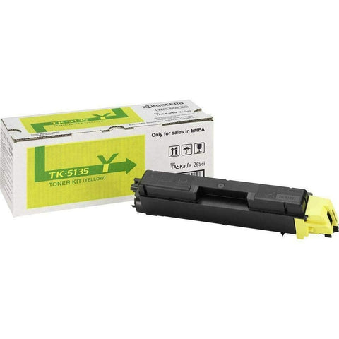 Toner Kyocera TK-5135Y Yellow Black Toner Kyocera TK-5135Y Yellow Black