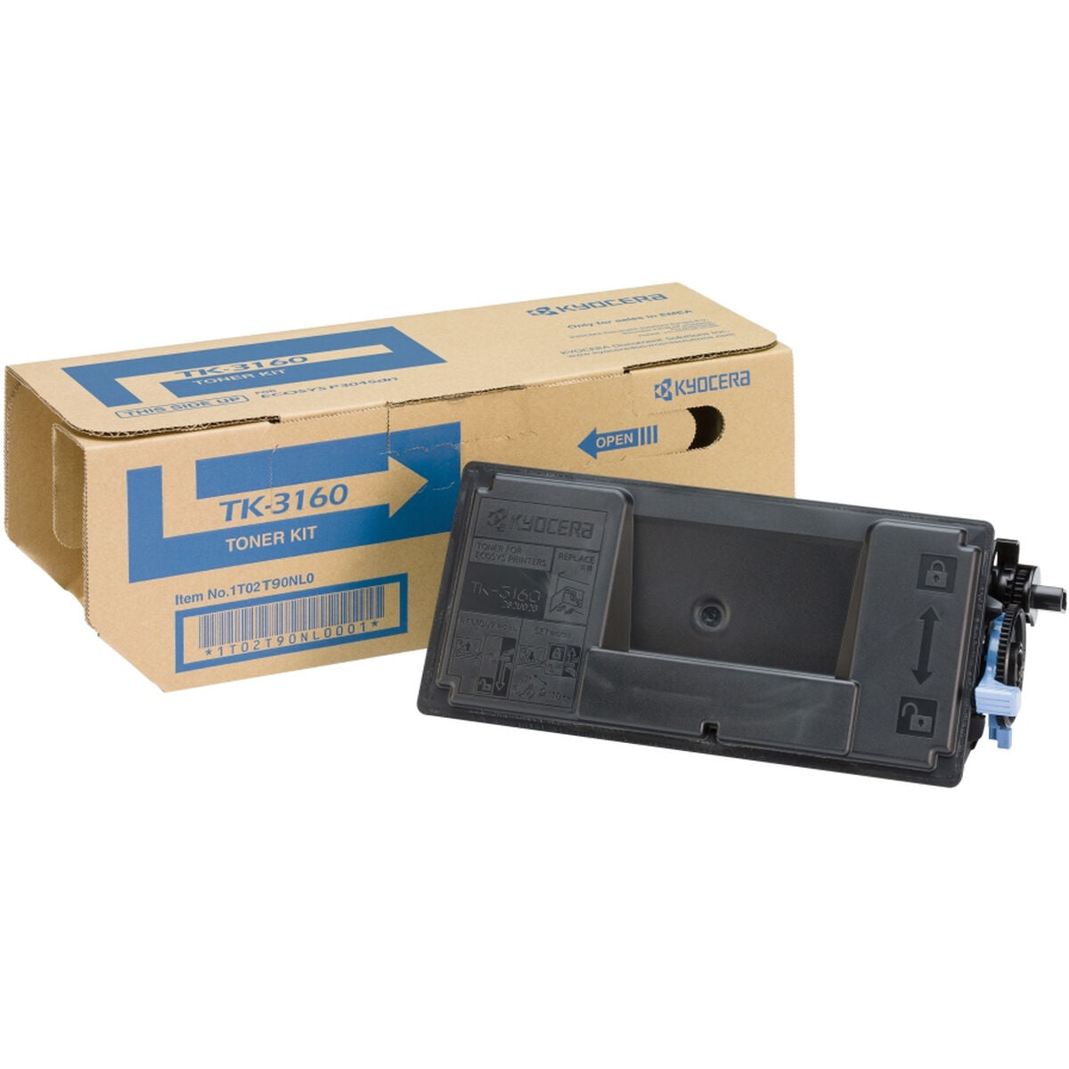 Toner Kyocera TK-3160 Brown Black Toner Kyocera TK-3160 Brown Black
