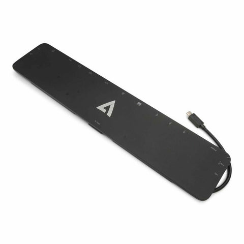 USB Hub V7 DOCKUCPT01 Black 100 W USB Hub V7 DOCKUCPT01 Black 100 W