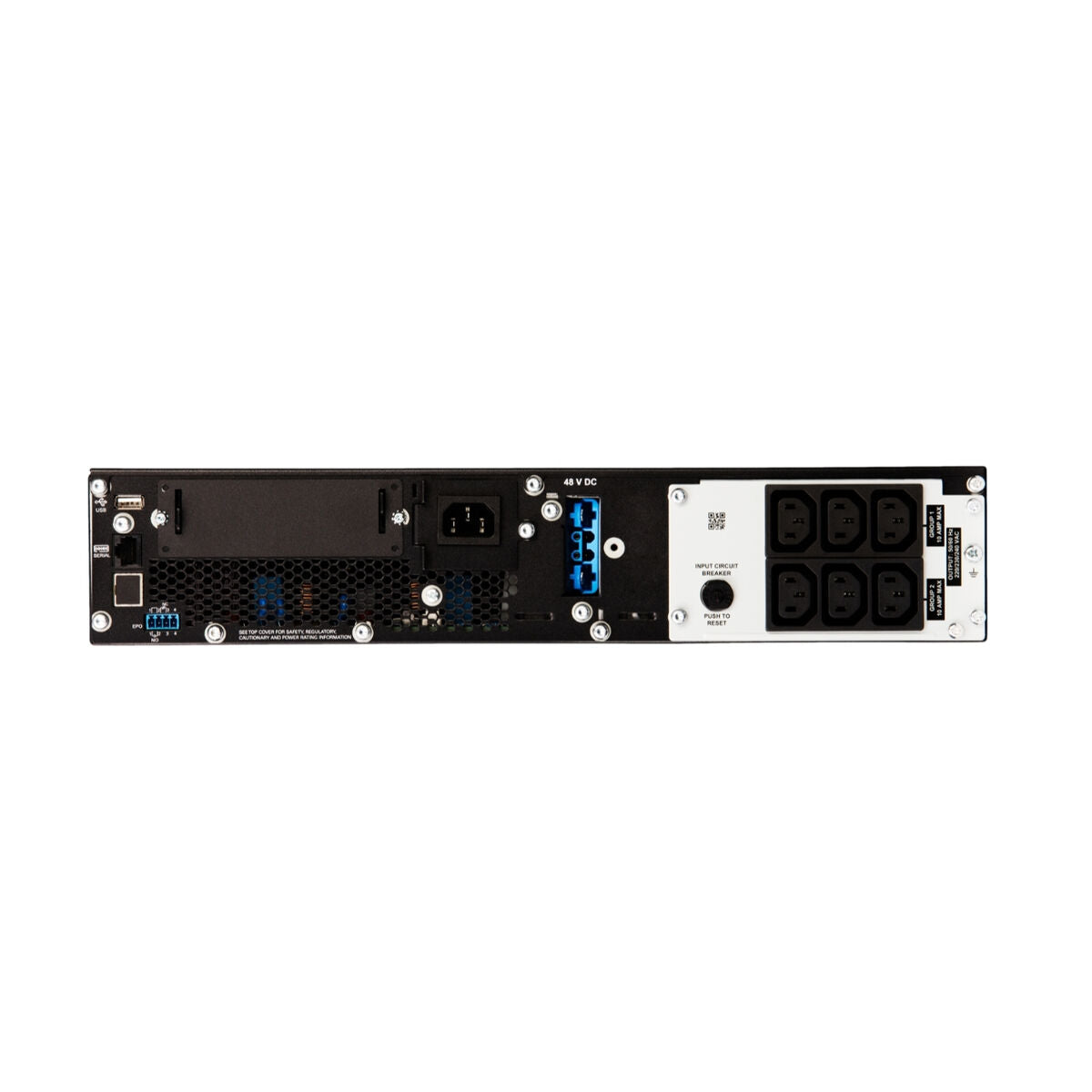 Uninterruptible Power Supply System Interactive UPS APC SRT1500RMXLI-NC 230 W 1500 VA Uninterruptible Power Supply System Interactive UPS APC SRT1500RMXLI-NC 230 W 1500 VA