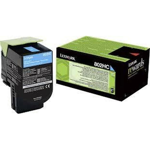 Toner Lexmark 80C2HCE Cyan Toner Lexmark 80C2HCE Cyan
