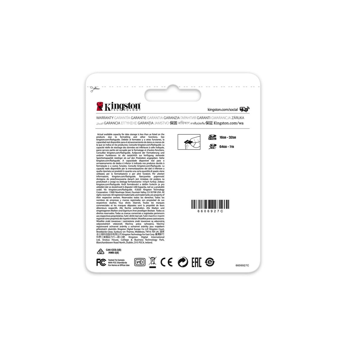 Micro SD Card Kingston Canvas Select Plus 128 GB Micro SD Card Kingston Canvas Select Plus 128 GB