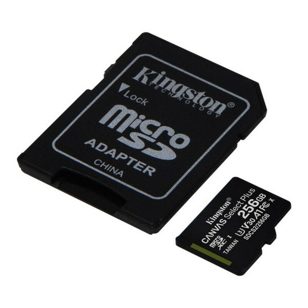 Micro SD Memory Card with Adaptor Kingston SDCS2 100 MB/s Micro SD Memory Card with Adaptor Kingston SDCS2 100 MB/s