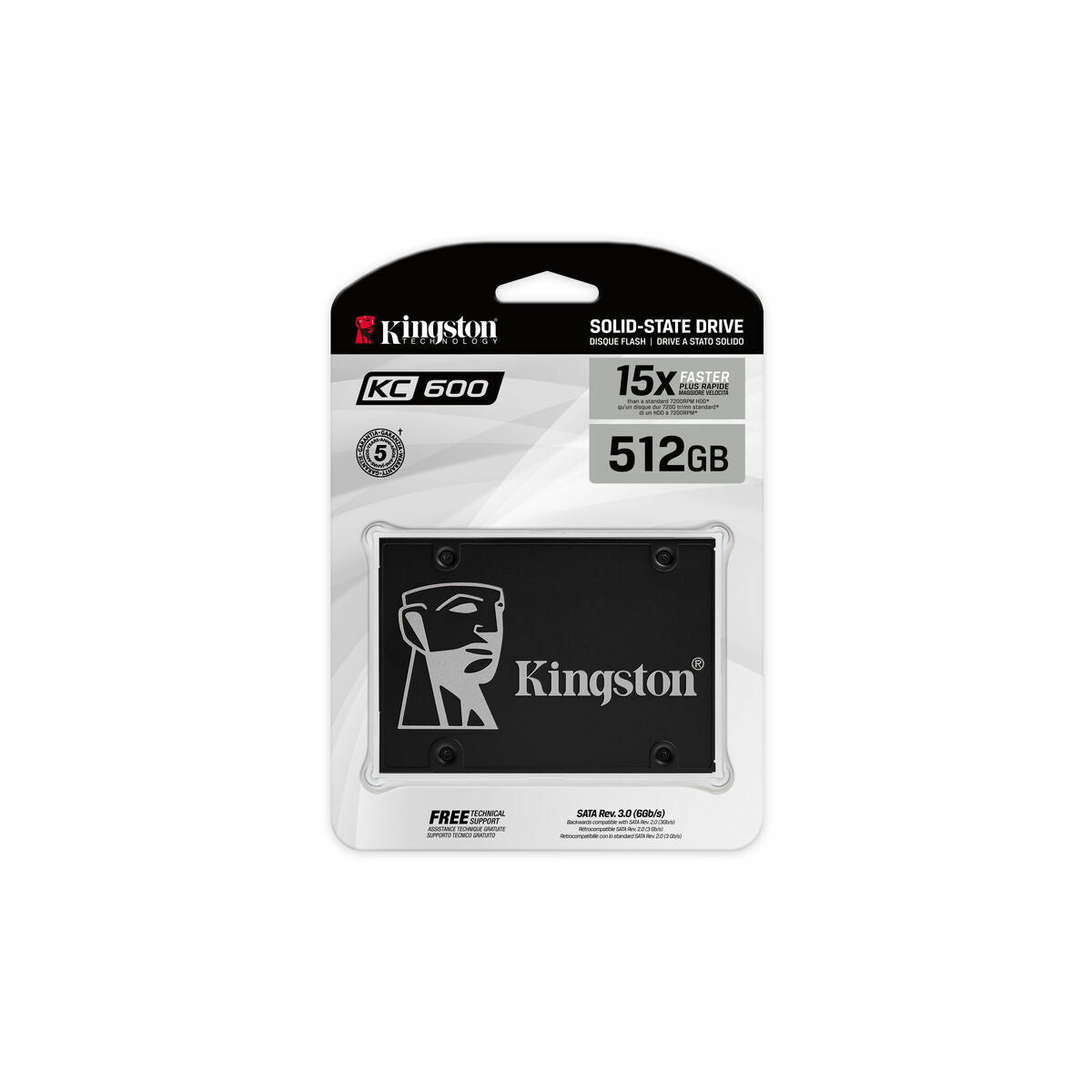Hard Drive Kingston SKC600/512G 512 GB SSD Hard Drive Kingston SKC600/512G 512 GB SSD