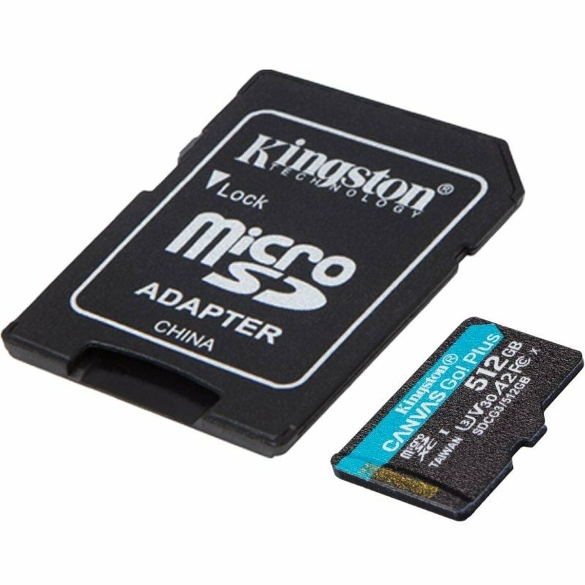 Micro SD Memory Card with Adaptor Kingston CANVAS Go! Plus 512 GB Micro SD Memory Card with Adaptor Kingston CANVAS Go! Plus 512 GB