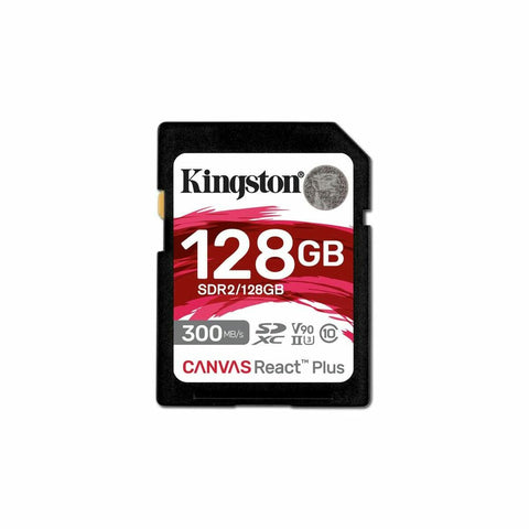 Micro SD Memory Card with Adaptor Kingston SDR2/128GB 128 GB 8K Ultra HD SDXC UHS-II Micro SD Memory Card with Adaptor Kingston SDR2/128GB 128 GB 8K Ultra HD SDXC UHS-II