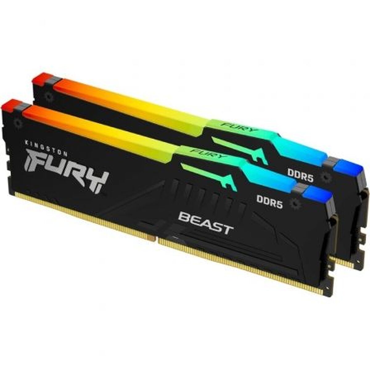 RAM Memory Kingston Beast RGB 16 GB 5600 MHz CL40 DDR5 RAM Memory Kingston Beast RGB 16 GB 5600 MHz CL40 DDR5