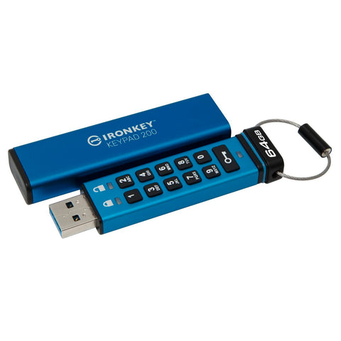 Pendrive Kingston IKKP200/64GB Blue Pendrive Kingston IKKP200/64GB Blue