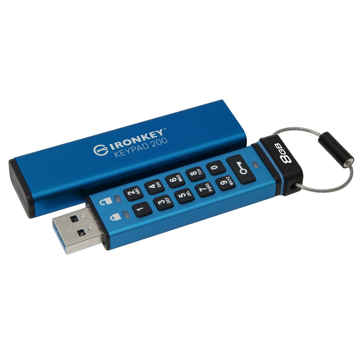 Pendrive Kingston IKKP200/8GB Blue 8 GB Pendrive Kingston IKKP200/8GB Blue 8 GB