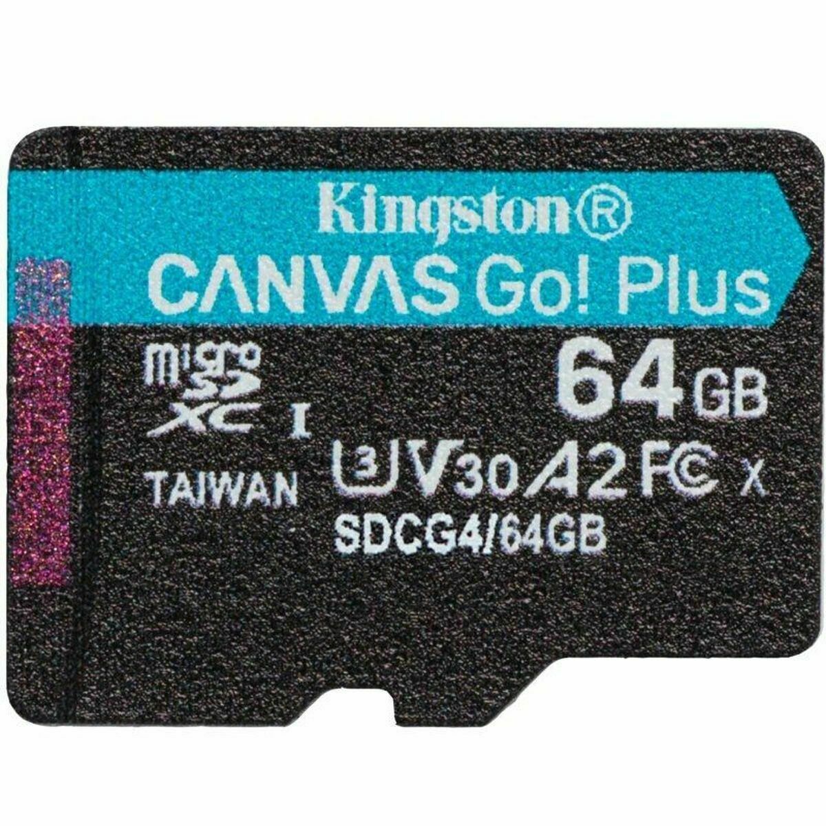 Memory Card Micro SDXC Kingston CANVAS Select Plus 64 GB Memory Card Micro SDXC Kingston CANVAS Select Plus 64 GB