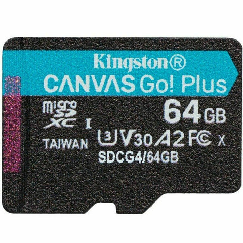 Memory Card Micro SDXC Kingston CANVAS Select Plus 64 GB Memory Card Micro SDXC Kingston CANVAS Select Plus 64 GB