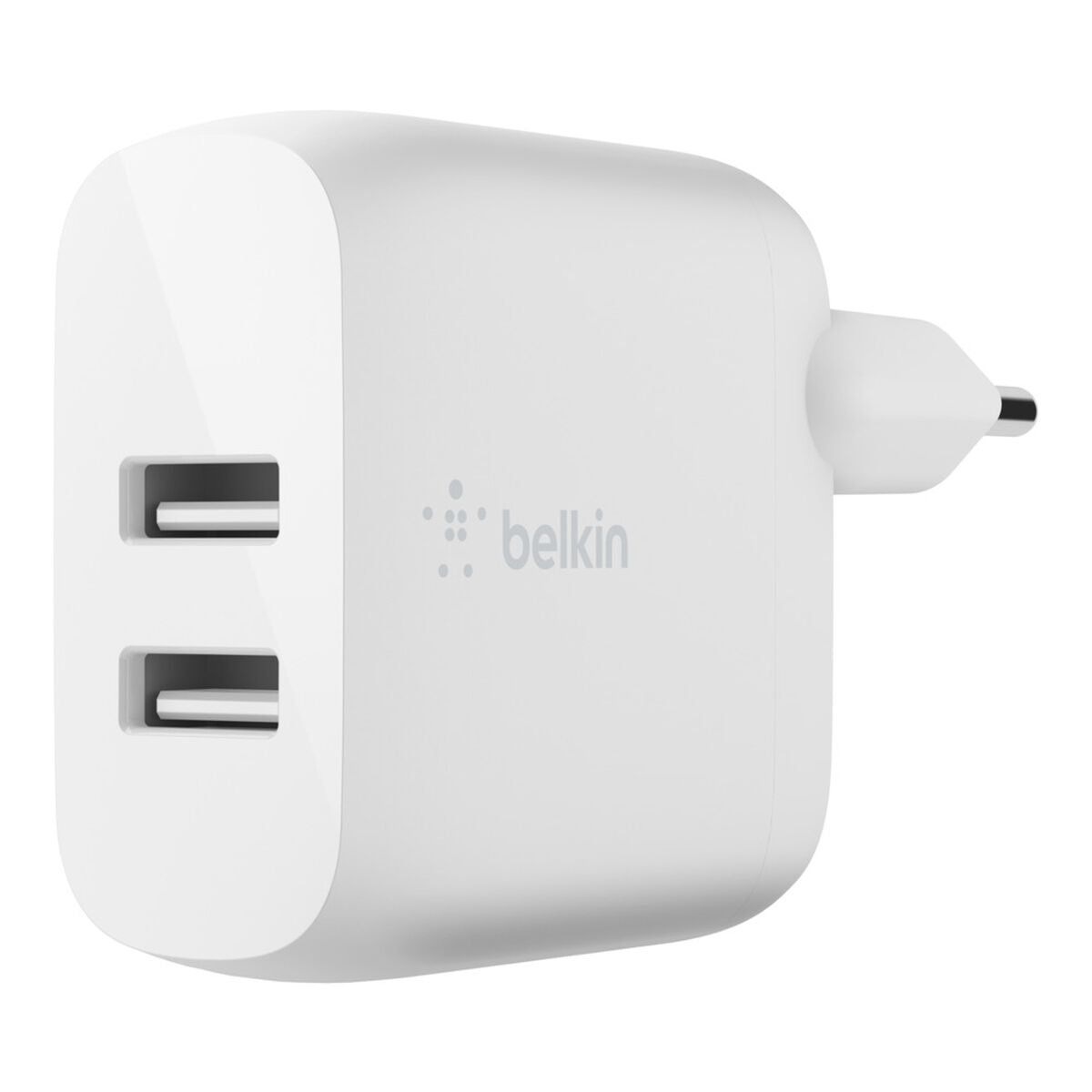 Wall Charger + MFI Certified Lightning Cable Belkin WCD001VF1MWH White 24 W Wall Charger + MFI Certified Lightning Cable Belkin WCD001VF1MWH White 24 W