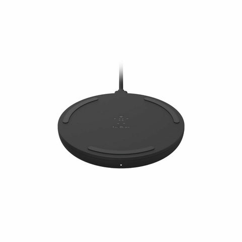 Cordless Charger Belkin WIA001BTBK Black 10 W Cordless Charger Belkin WIA001BTBK Black 10 W