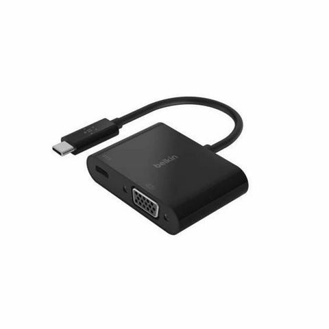 USB C to VGA Adapter Belkin AVC001BTBK Black USB C to VGA Adapter Belkin AVC001BTBK Black