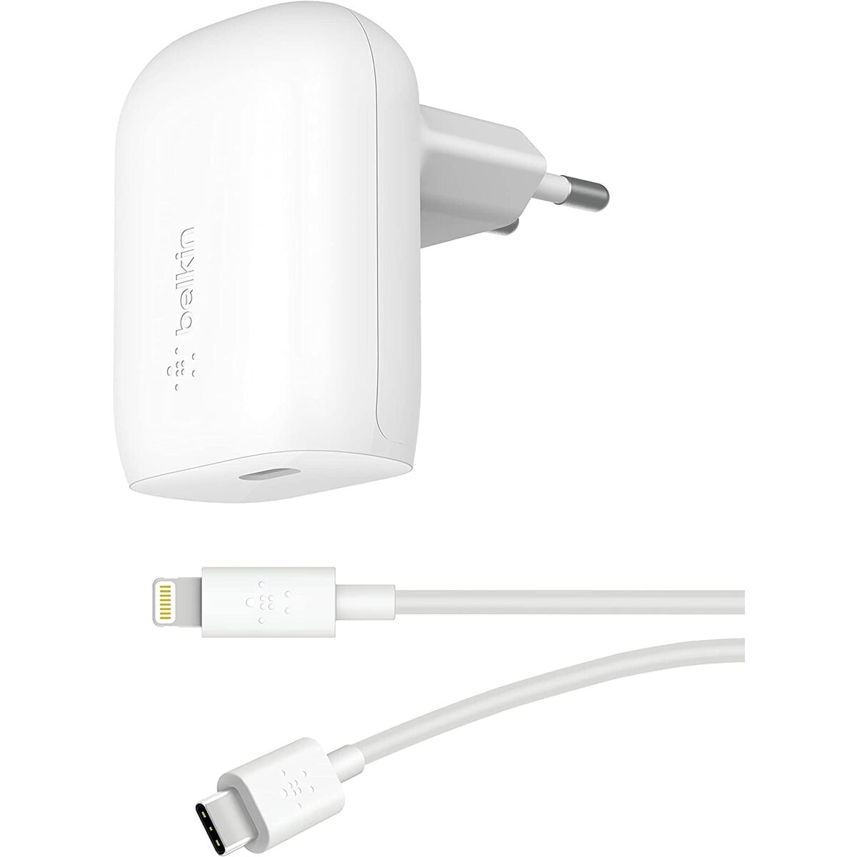 Wall Charger Belkin WCA005VF1MWH-B5 White 25 W 30 W Wall Charger Belkin WCA005VF1MWH-B5 White 25 W 30 W