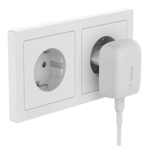 Wall Charger Belkin WCA006VFWH White 20 W Wall Charger Belkin WCA006VFWH White 20 W