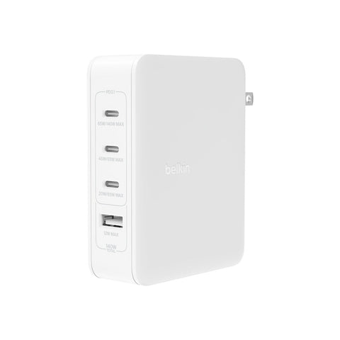 Wall Charger Belkin WCH014BTWH 140 W White Wall Charger Belkin WCH014BTWH 140 W White