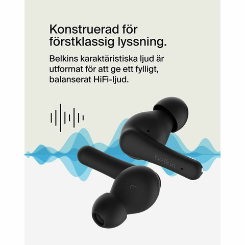 Headphones Belkin AUC012BTBK Black Headphones Belkin AUC012BTBK Black