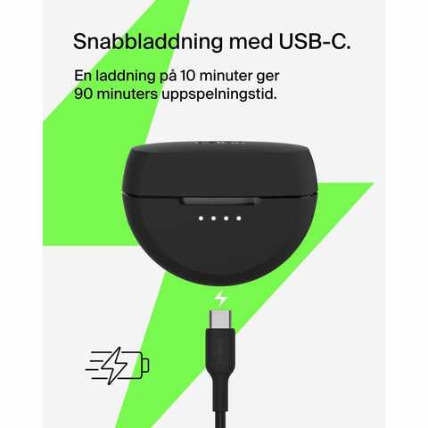 Headphones Belkin AUC012BTBK Black Headphones Belkin AUC012BTBK Black