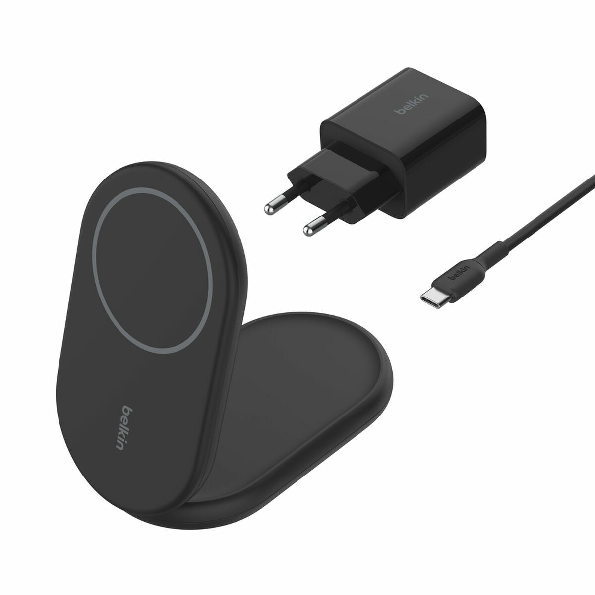 Cordless Charger Belkin WIB007VFBK Black 15 W 20 W Cordless Charger Belkin WIB007VFBK Black 15 W 20 W