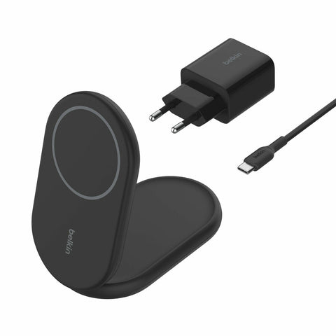 Cordless Charger Belkin WIB007VFBK Black 15 W 20 W Cordless Charger Belkin WIB007VFBK Black 15 W 20 W